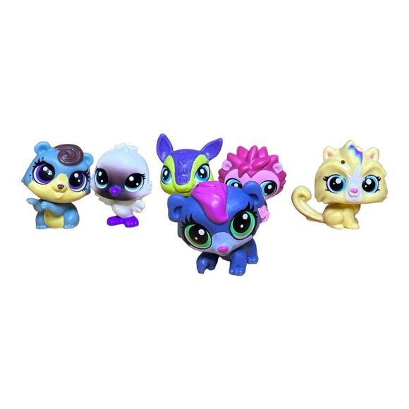 Lot of 6 LPS Littlest Pet Shop Mini Figures 1" - 1.25" - Picture 3 of 7